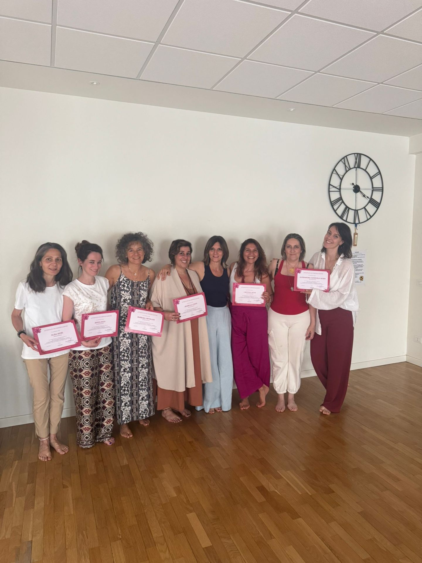 Allieve Zigong®PRO con l'attestato di certificazione